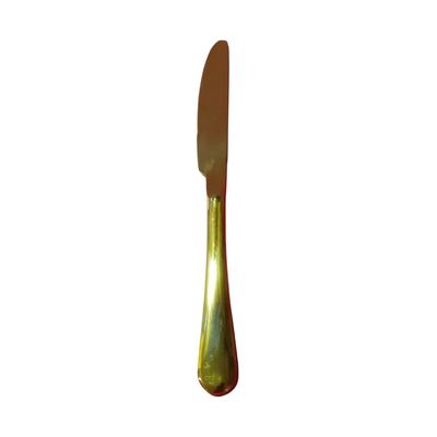 Gold Table Knife, 18/10 Stainless Steel