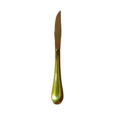 Gold Stainless Steel Steak Knife