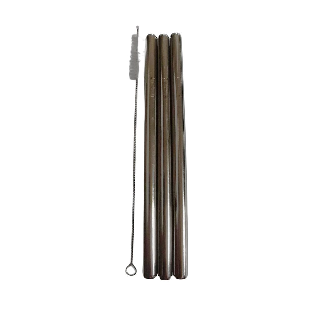 Stainless Steel Straw Set with Brush