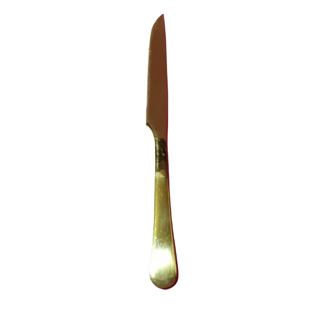 Gold butter and fruit knife
