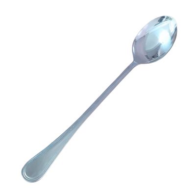 Long stainless steel serving spoon