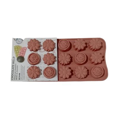 Silicone Flower Chocolate Mould, 9 Cavity