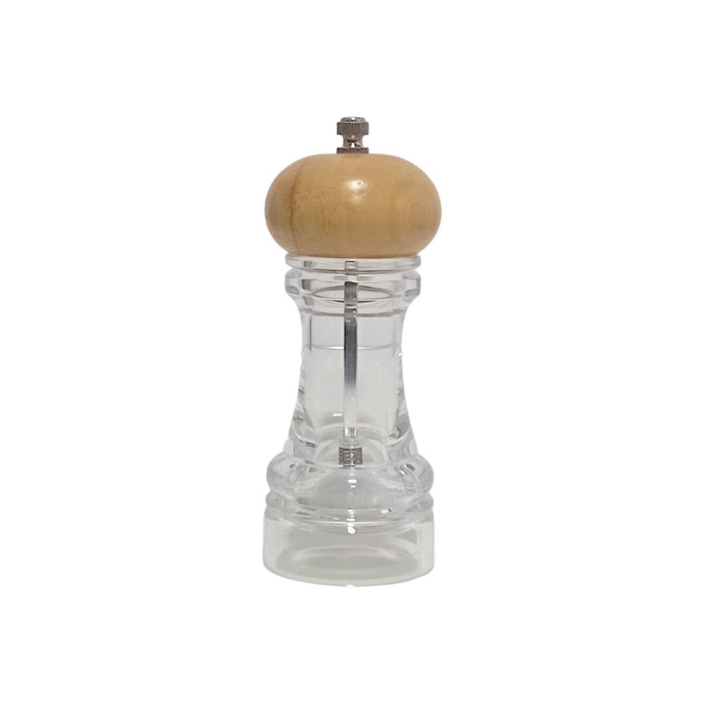Wooden and acrylic pepper mill
