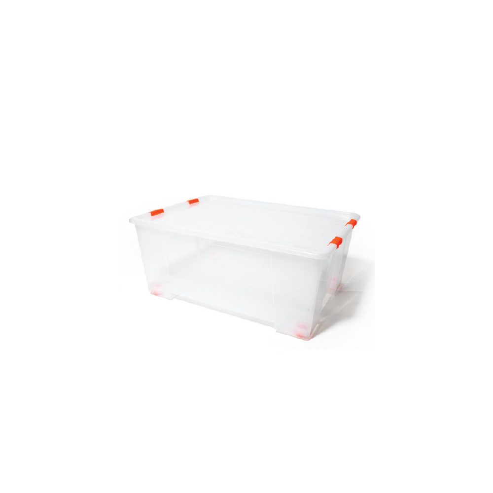 130L Clear Plastic Storage Box with Lid