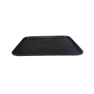 Large Black Fibreglass Rectangular Serving Tray