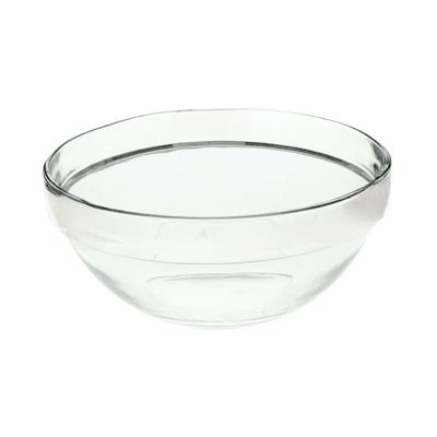 Stackable glass bowl, 20cm