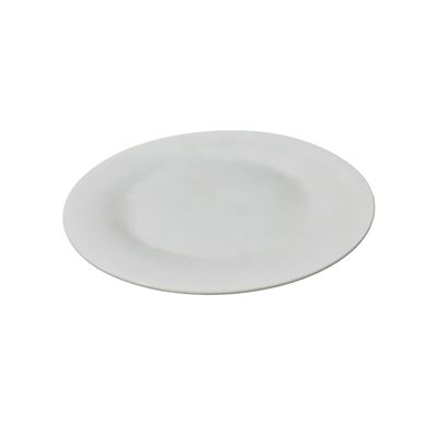 White Porcelain Dinner Plate 10.5"
