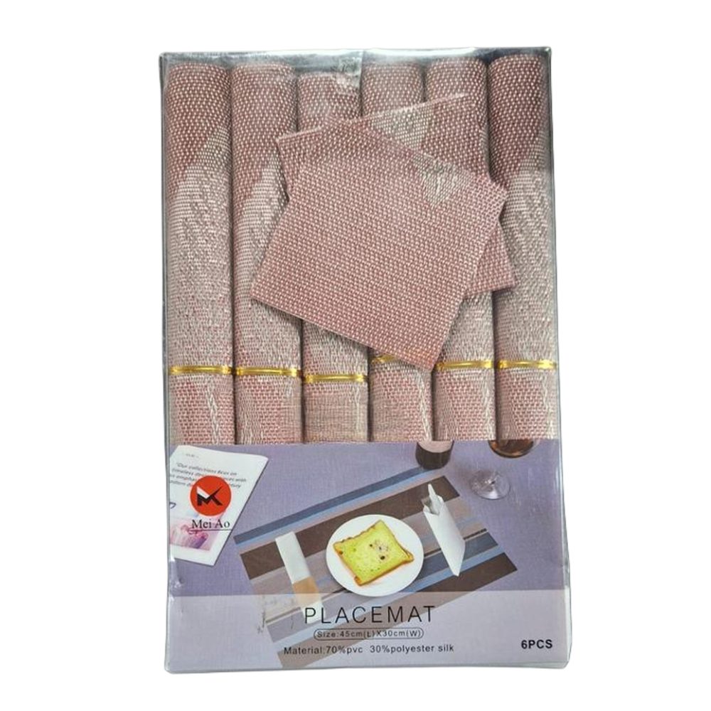 Woven Placemat and Coaster Set