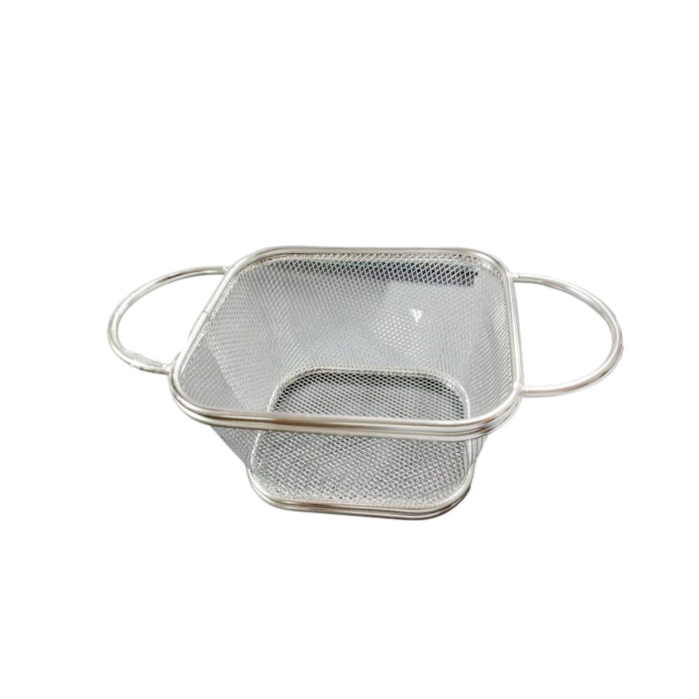 Large stainless steel chip basket