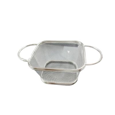 Large stainless steel chip basket
