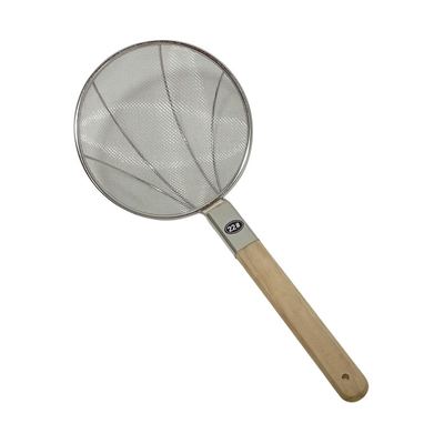 S/S mesh spider skimmer, wooden handle