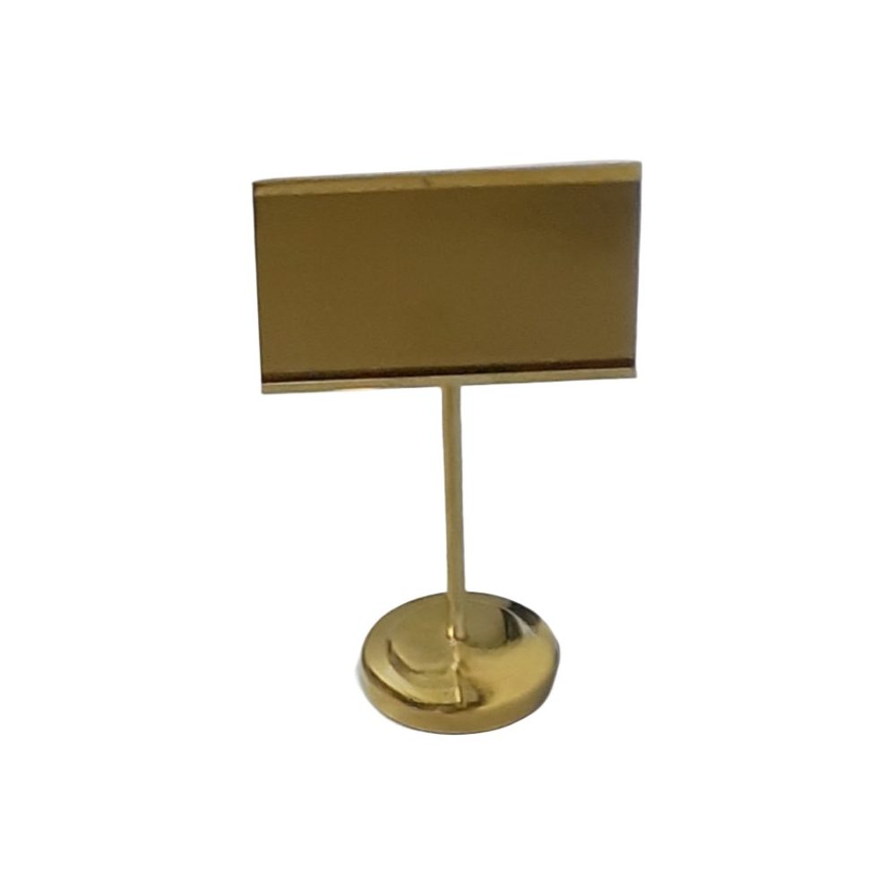 Gold Buffet Name Tag Display Stand