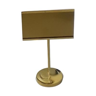 Gold Buffet Name Tag Display Stand