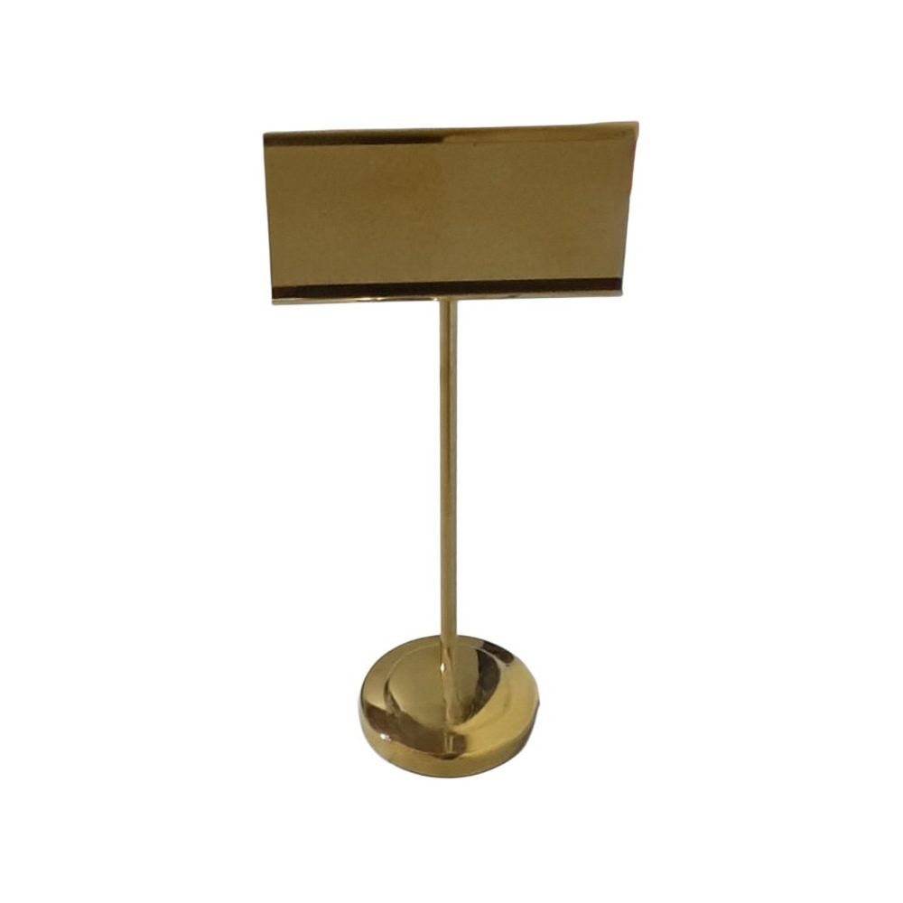 Gold Buffet Name Tag Display Stand