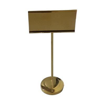 Gold Buffet Name Tag Display Stand