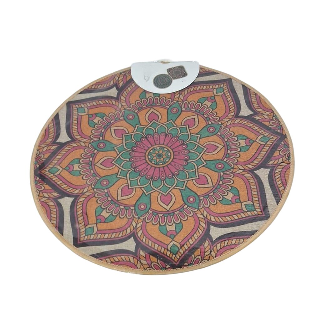 Round Mandala Linen Place Mat