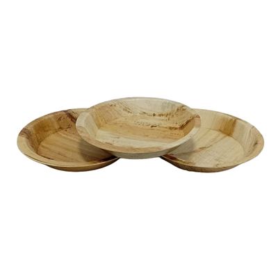 Areca Leaf Round Plate, 9", 6pcs
