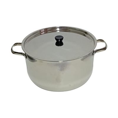 Stainless Steel Cook Pot with Lid, 28cm
