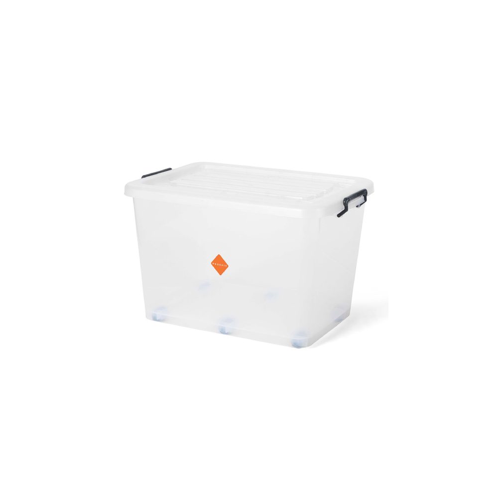 100L Clear Plastic Storage Box with Lid