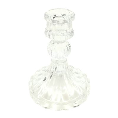 Cut Glass Taper Candle Holder