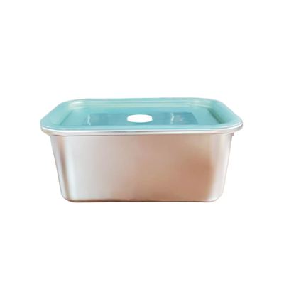 S/S Food Container with Plastic Lid