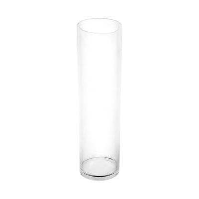 Tall Cylinder Glass Vase