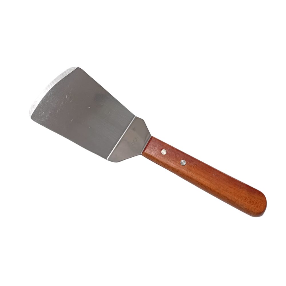 Wooden Handle Steel Griddle Turner