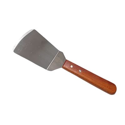 Wooden Handle Steel Griddle Turner