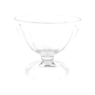 Polycarbonate footed ice cream cup