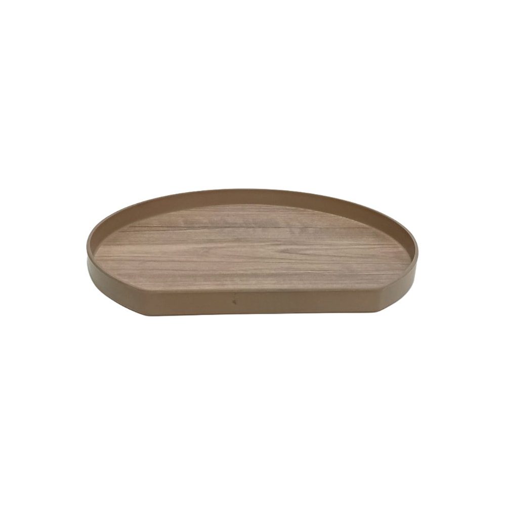 Small Half-Moon Melamine Serving Tray