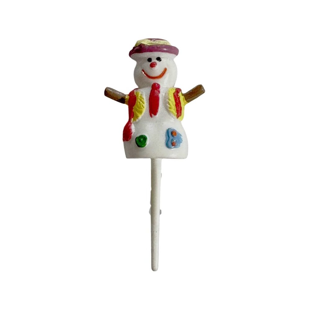 Christmas Snowman Cake Topper Pick