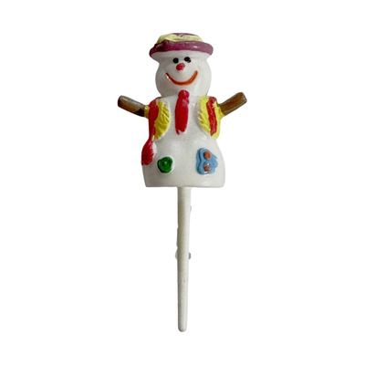 Christmas Snowman Cake Topper Pick