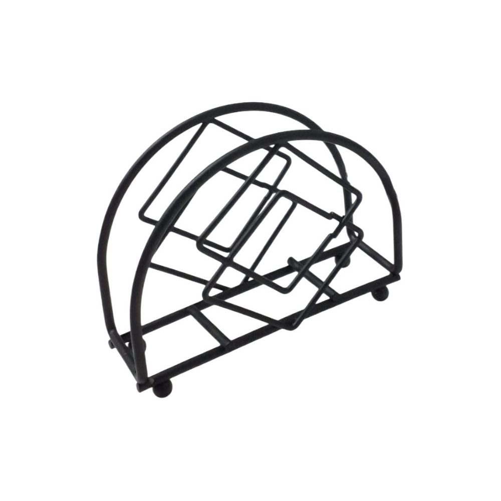 Black wire napkin holder