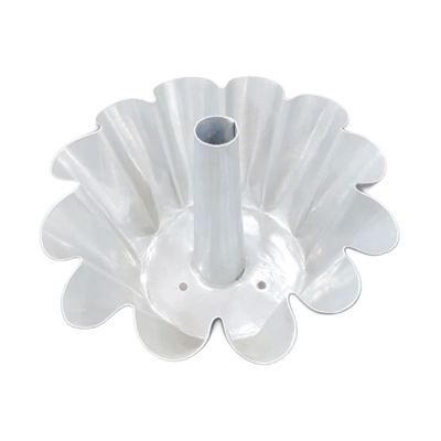 Small aluminium fluted tube cake mould