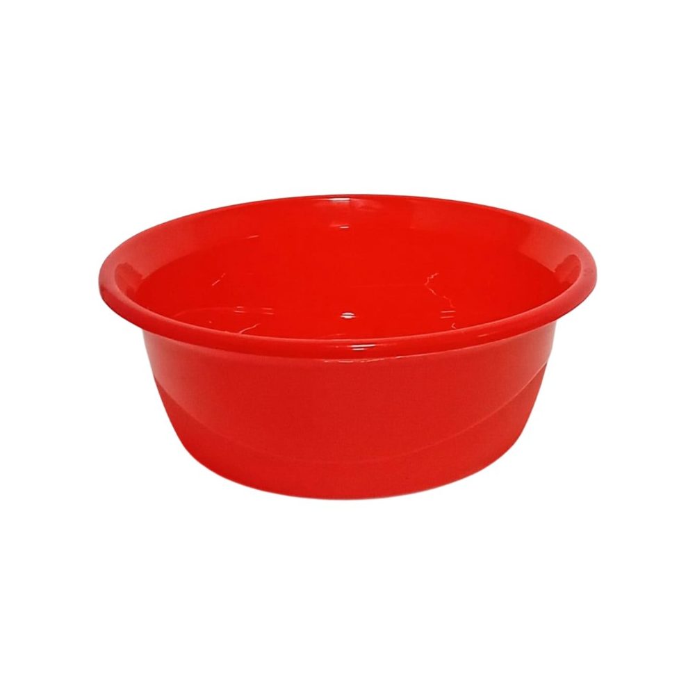 Round plastic wash basin