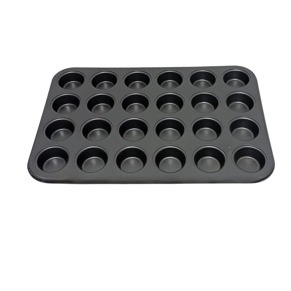 Non-stick 24-cup mini muffin tray