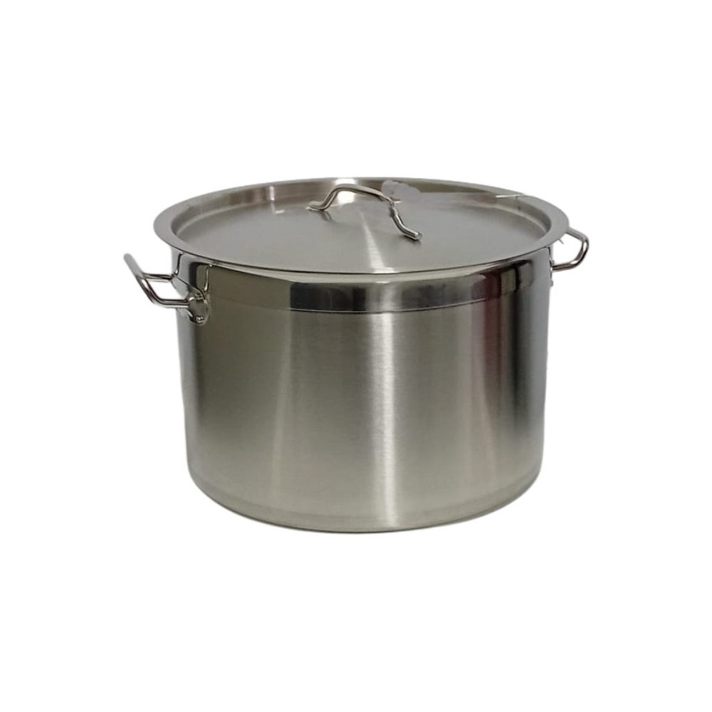 Stainless steel double-bottom stock pot