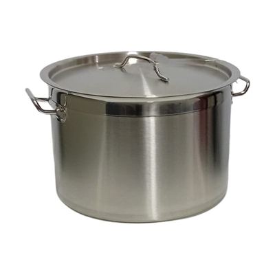 Stainless steel double-bottom stock pot