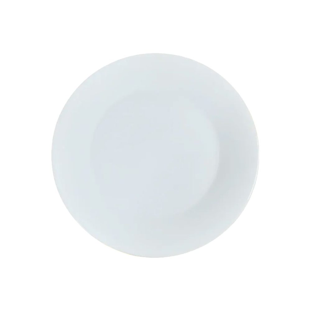 White Ceramic Dinner Plate