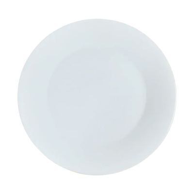 White Ceramic Dinner Plate