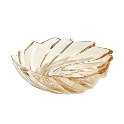 Gold Swirl Glass Centrepiece Bowl