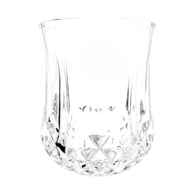 Cut glass whisky tumbler, 3 pack