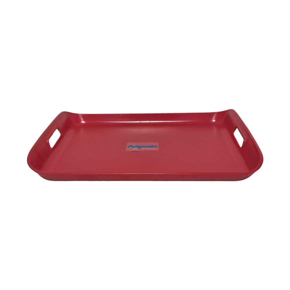 Polymate Red Plastic Serving Tray