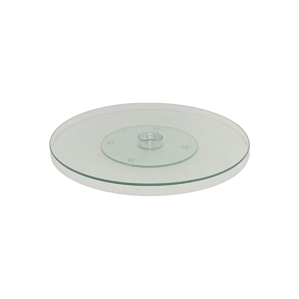 Glass cake turntable, 30cm