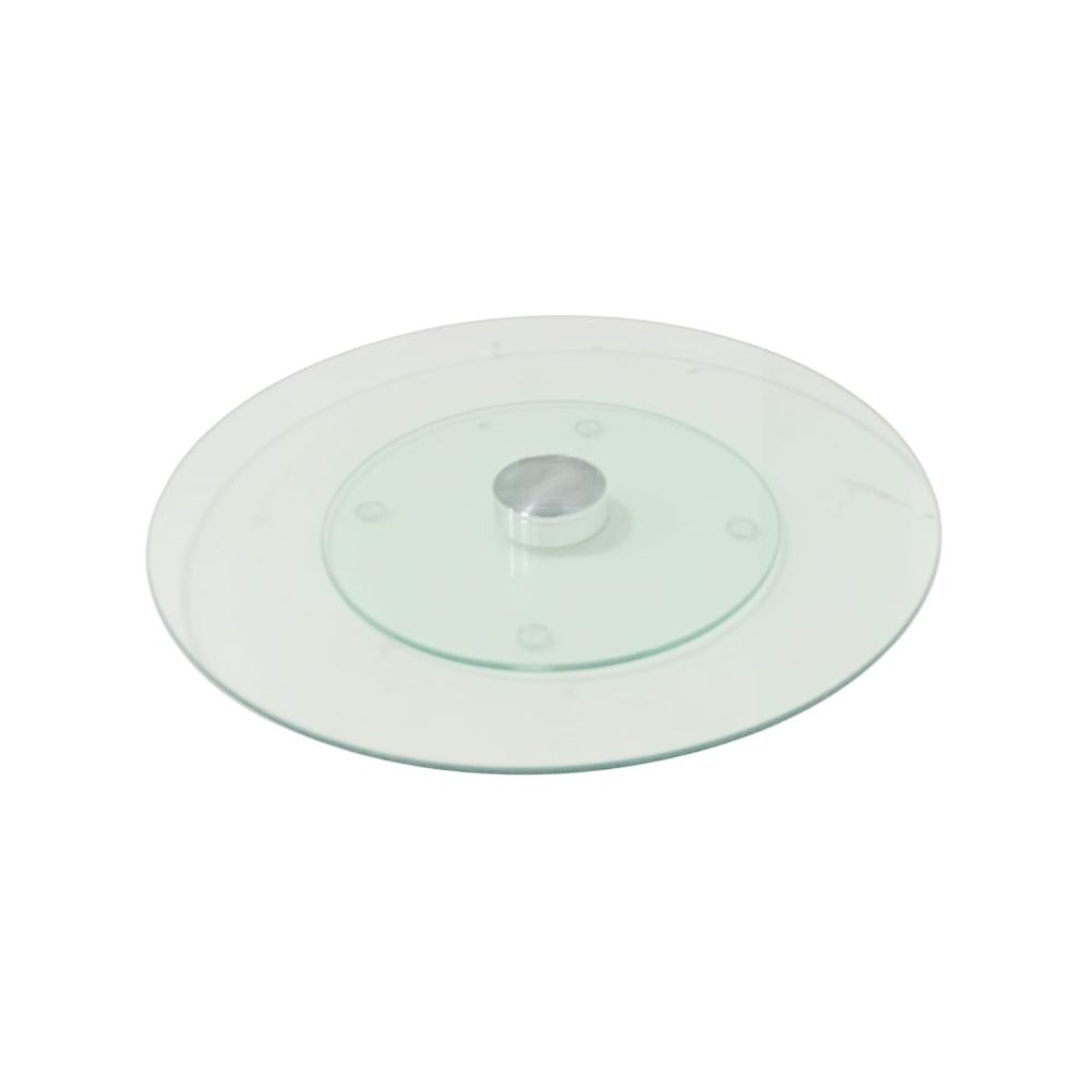 Glass Revolving Cake Stand, 25cm