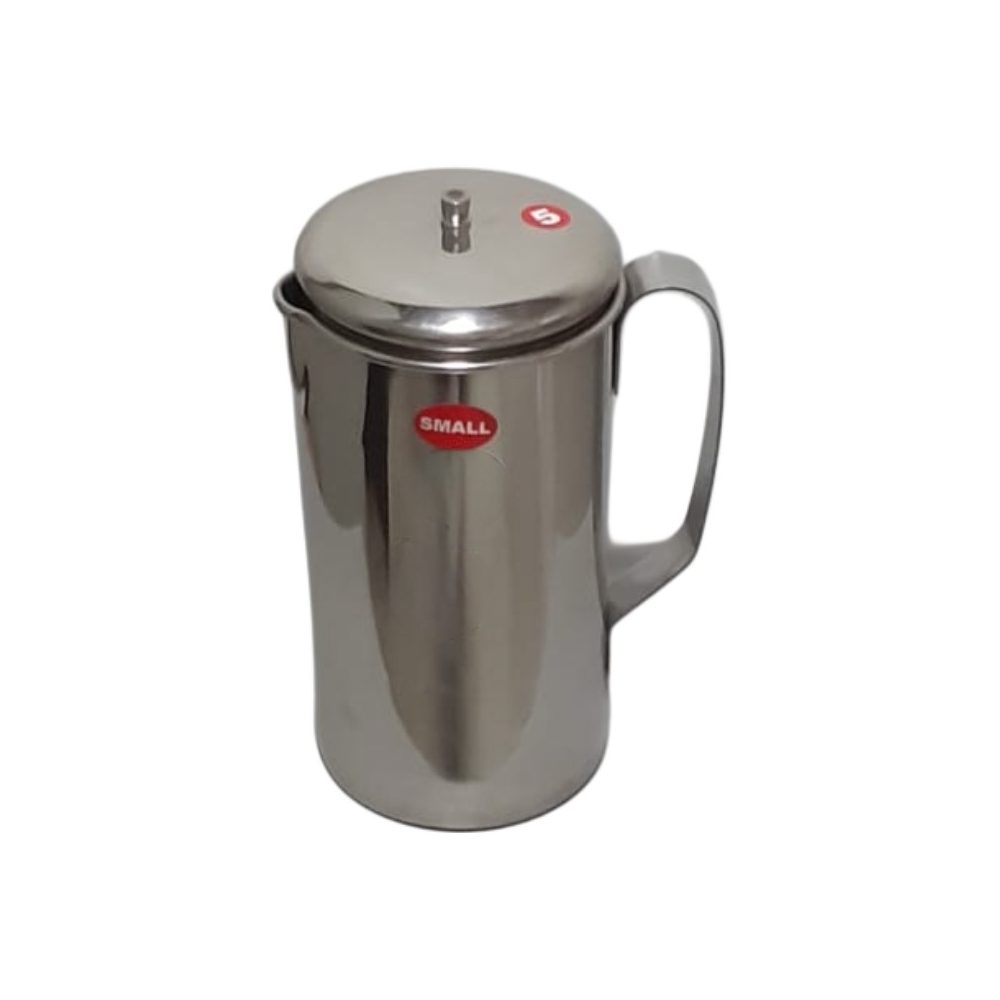 Stainless steel water jug with lid