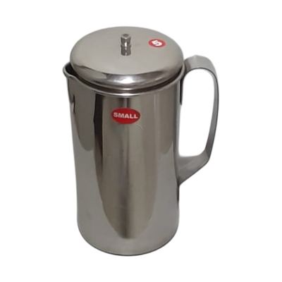 Stainless steel water jug with lid