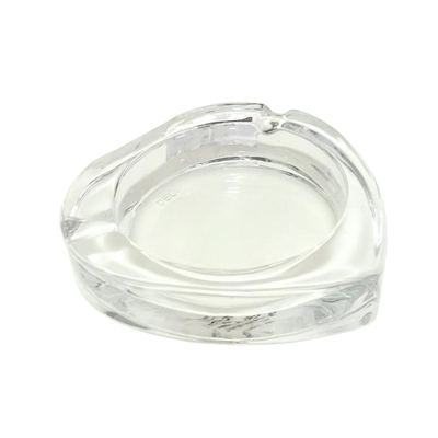 Heavy Clear Glass Ashtray