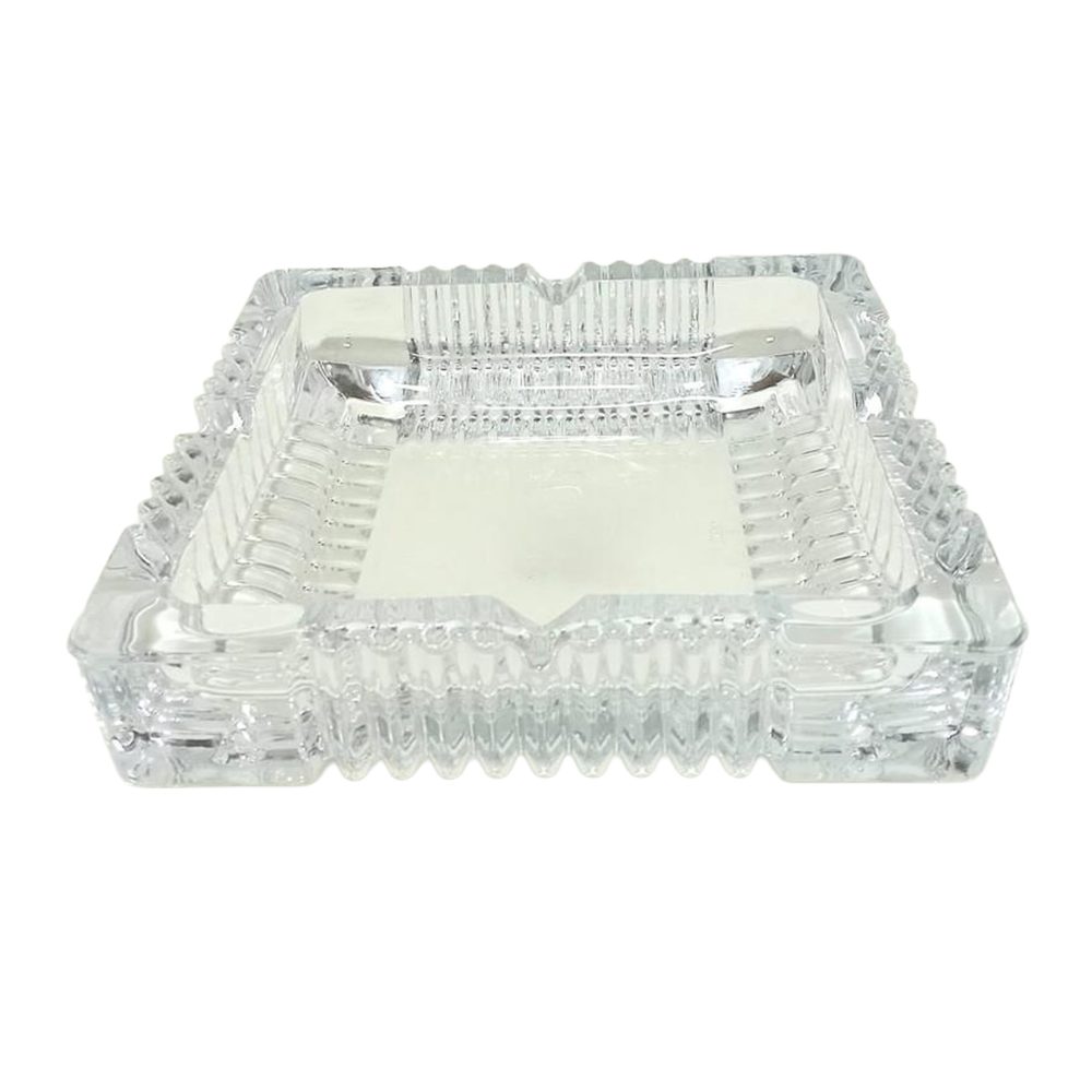 Square Cut-Glass Ashtray