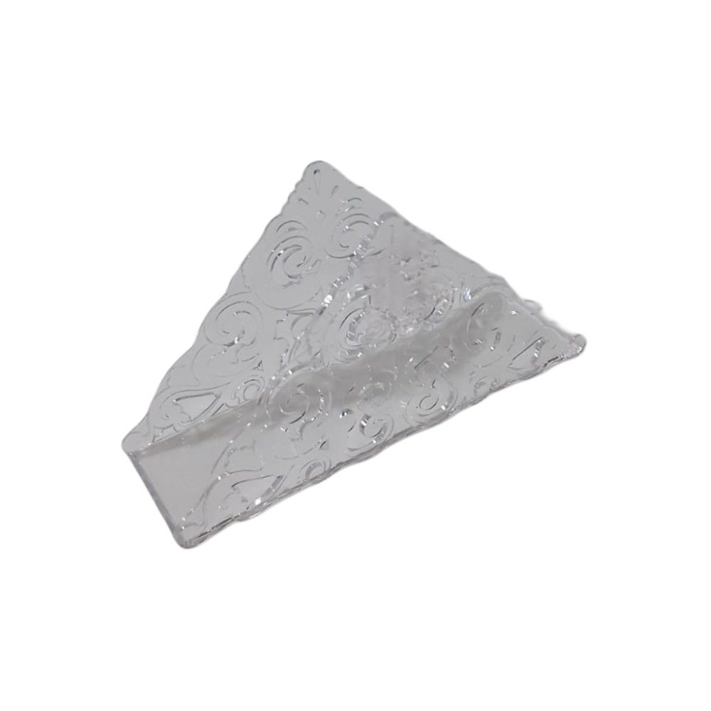 Clear acrylic triangular tissue holder